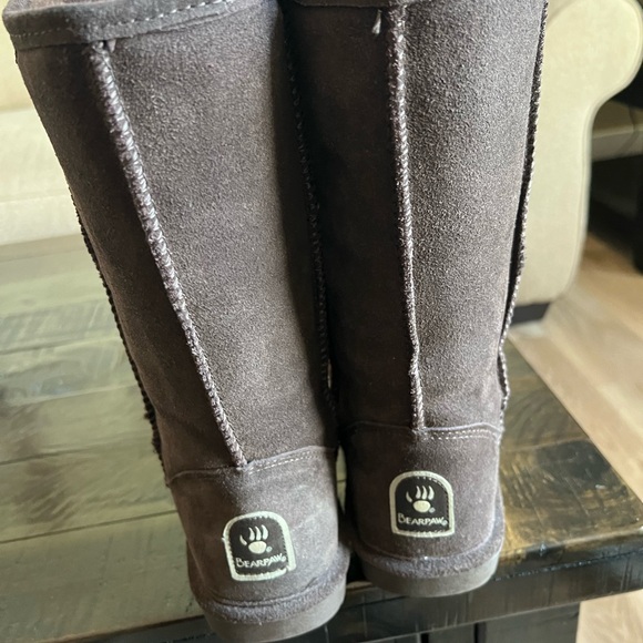 BearPaw Women's Brown Suede Boots - Picture 2 of 4